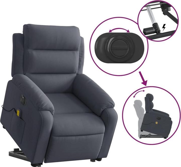 Image du produit vidaXL Massagesessel mit Aufstehhilfe