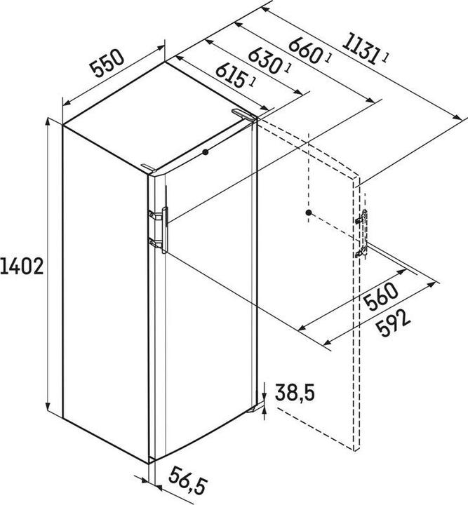 Image du produit Liebherr Kele 2834 (250 l)