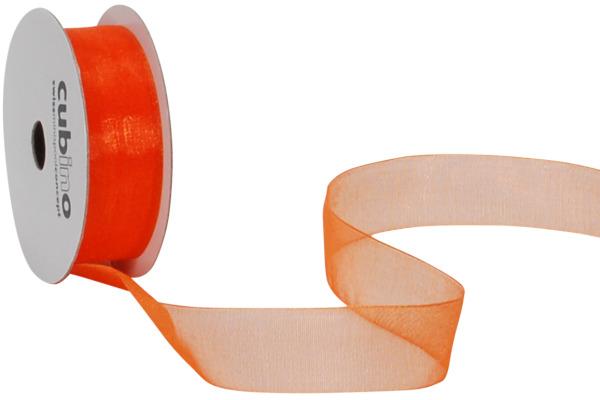 Image du produit Spyk Ruban Cubino Organsa 2682.17 25mmx6m orange (Ruban, 1 x)