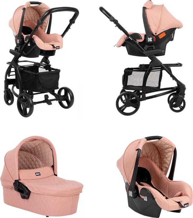 Actual product image Kikkaboo Combi stroller Madrid 3 in 1 (0 Months - 4 years)
