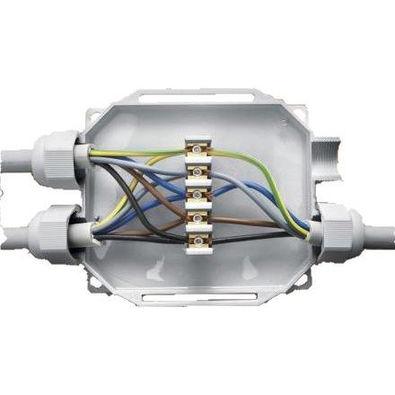 Raytech, Zubehör Elektroinstallation, READY BOX 120 IP68/IP69 4 entrances GRAY