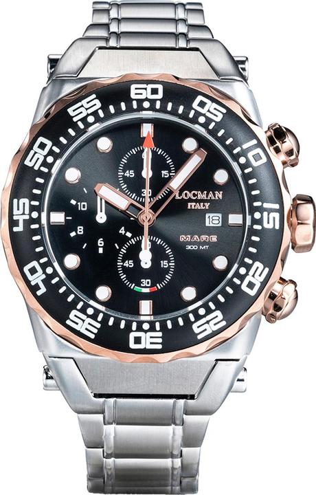 Immagine prodotto Locman Italia Orologio da polso Mare 300MT Chrono Ref. 0560 (Cronografo, 42 mm)