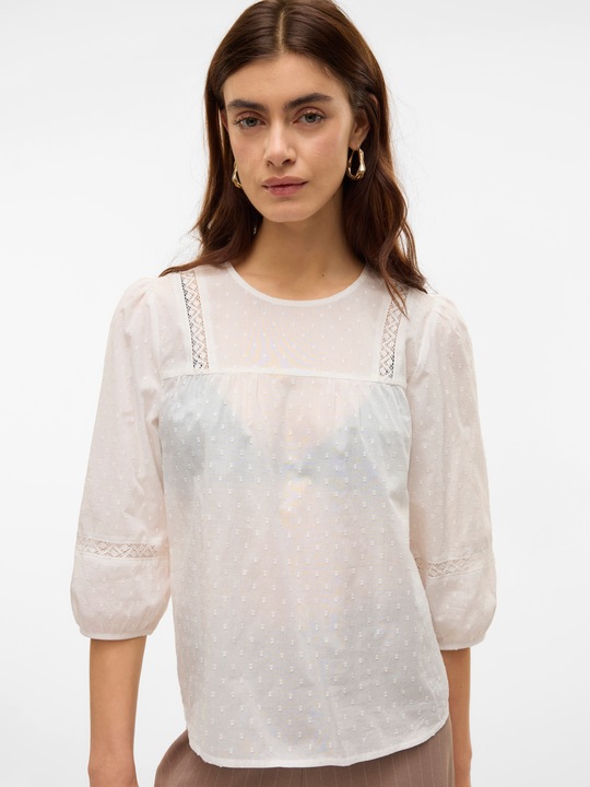Immagine prodotto Vero Moda Vmtrine 3/4 Lace Top Wvn Ga Noos (XL)