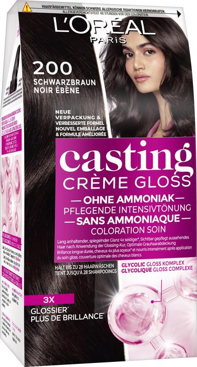 Immagine prodotto L'Oréal Paris Crema Gloss per la colata (200 Marrone nero)