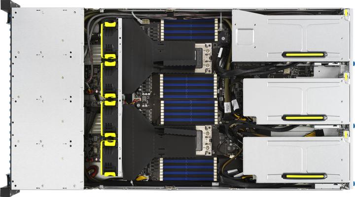 Actual product image ASUS Server BAB RS720A-E11-RS24U/10G/2.4KW/GPU