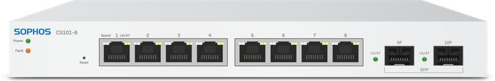 Sophos cs101-8 switch - 8 port - eus power adapter (8 ports)