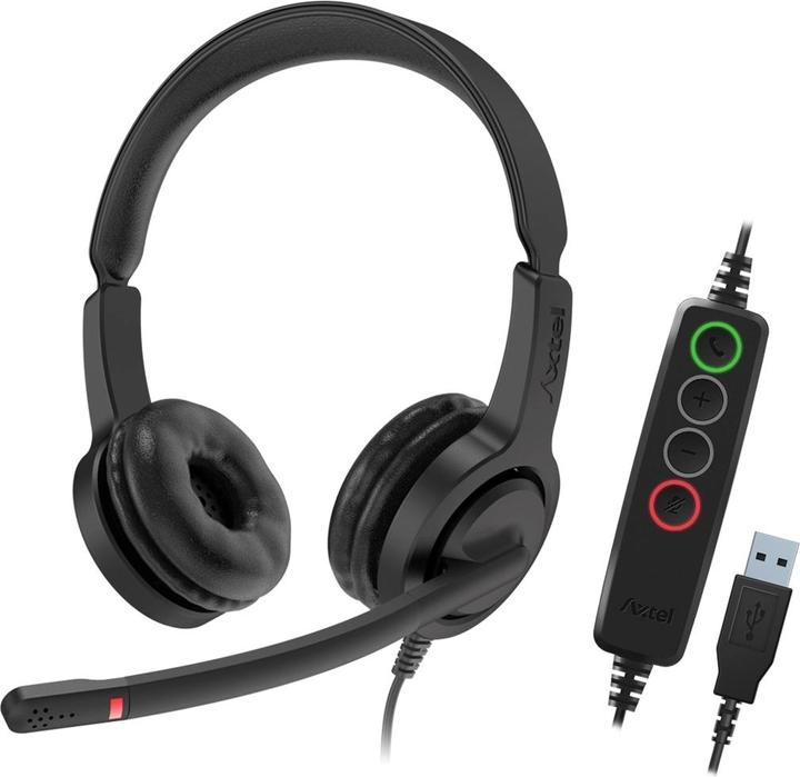 Actual product image Axtel Voice UC28 duo NC (Cable, USB-A)