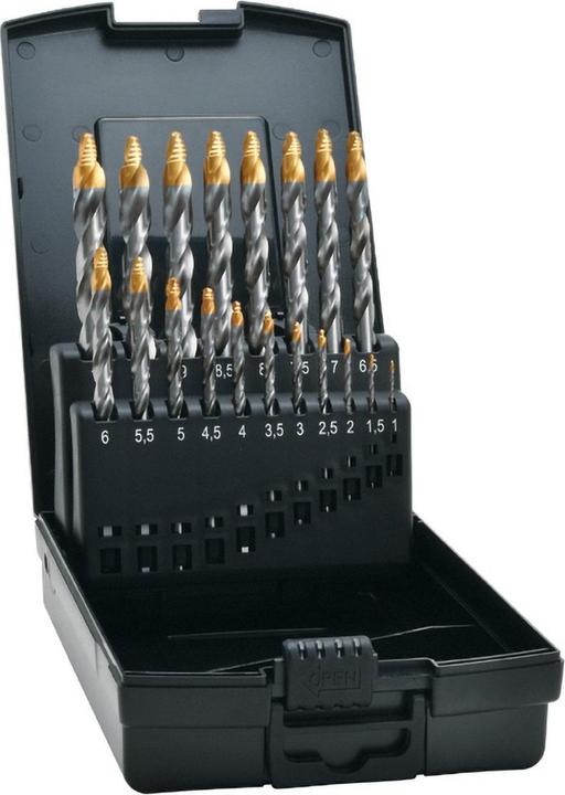 Exact Spiralbohrer-Set (Ø1-10mm)