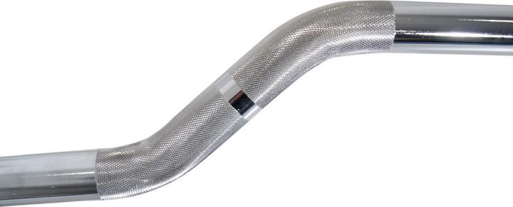 Actual product image Muscle Power Rubber Fixed Curl Barbell