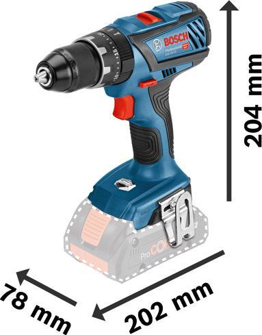 Image du produit Bosch Professional Perceuse-visseuse à percussion sans fil GSB 18V-28, 2 batteries GBA 18V, chargeur rapide. GAL 18V-40 (Fonctionnement sur batterie)