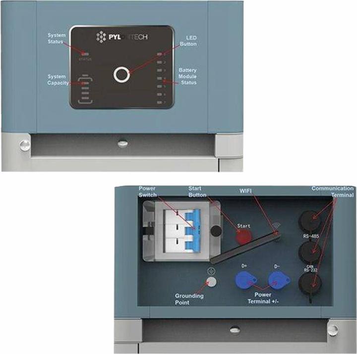 Actual product image Pylontech Force-H2 V2 Control unit HV BMS