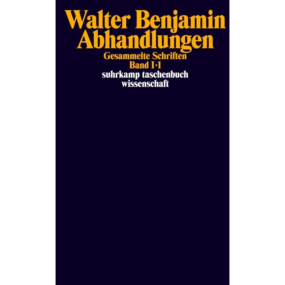 Gesammelte Schriften, Fachbücher von Walter Benjamin