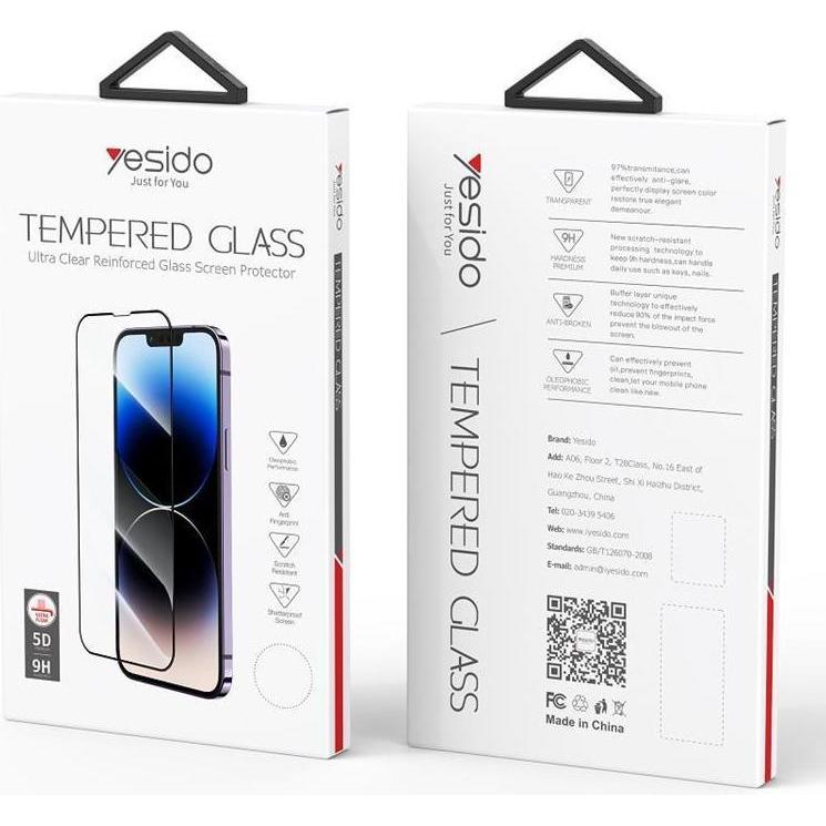 Yesido 5D GLASS SAMSUNG A35/A55 TG01 (Samsung Galaxy A35, Samsung Galaxy A55), Pellicola protettiva smartphone
