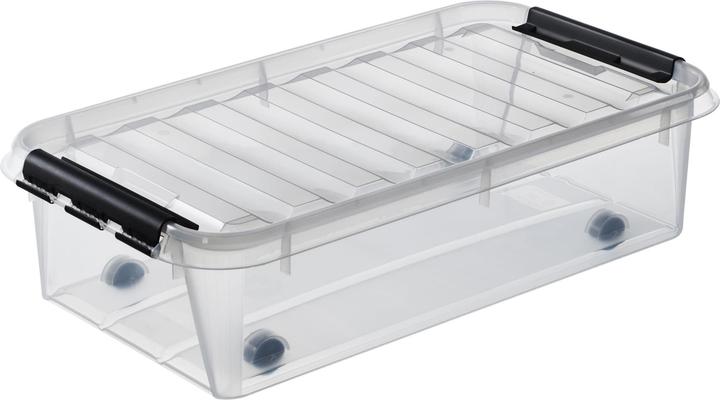 Ebnat Scatola di trasporto con coperchio e rotelle (31 l, 1x)