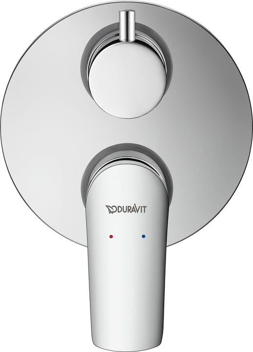 Actual product image Duravit Ready-mount set No 1 for concealed bath mixer chrome