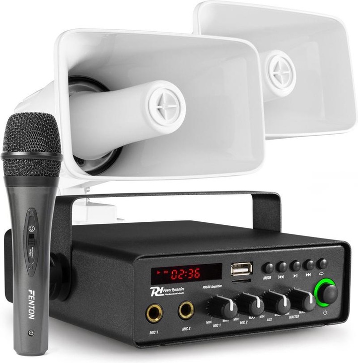 Actual product image Power Dynamics auto - - met 2 speakers en Bluetooth - 30W - 12V