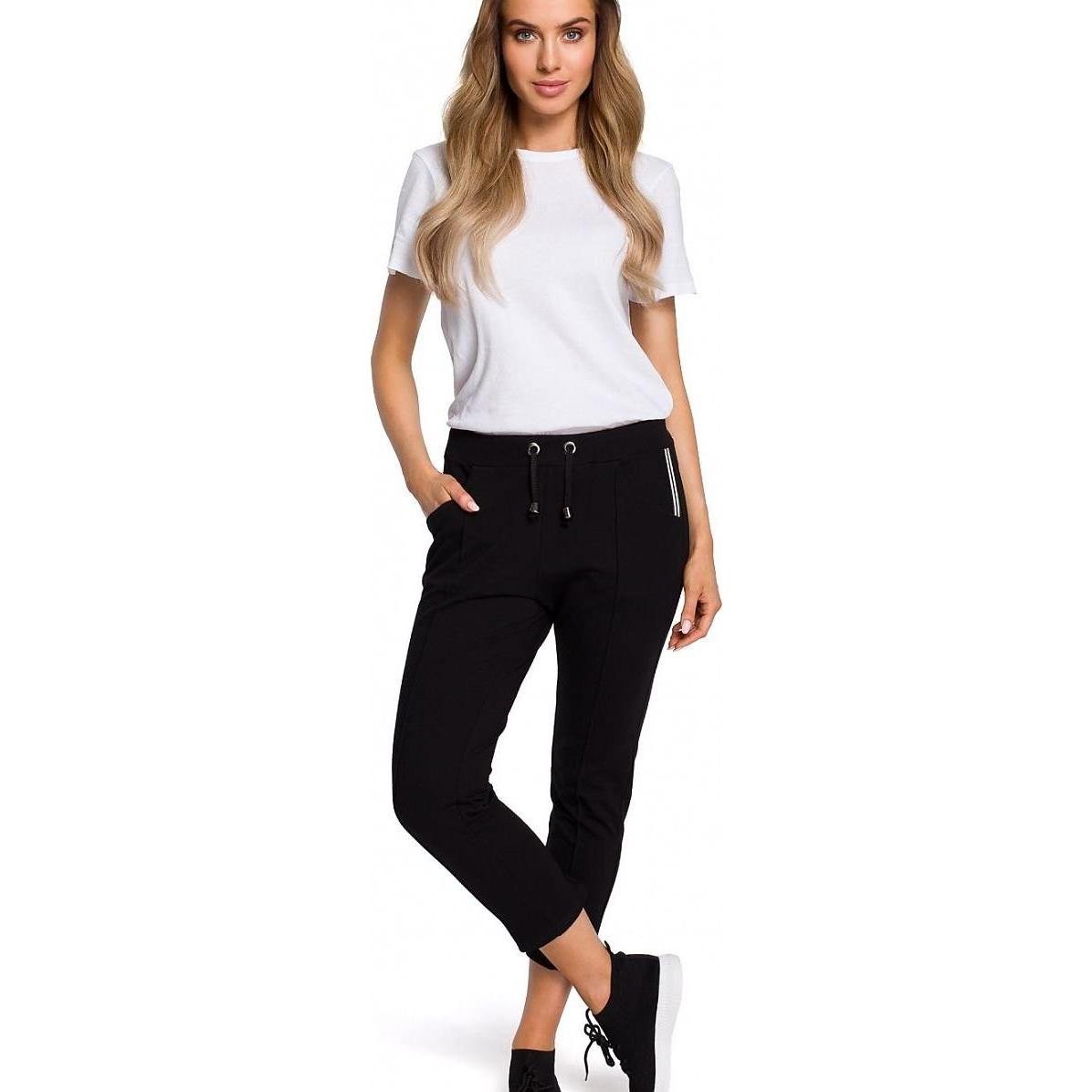 Made of Emotion, Damen, Hosen, Damen Hose Moe, Schwarz, (XXL)