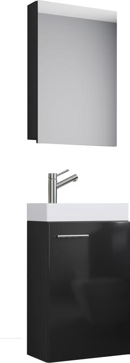Actual product image VCM 3 pcs guest toilet wash place washbasin Slito mirror