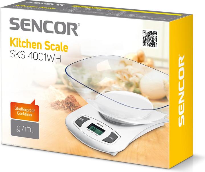 Produktbild Sencor SKS 4001WH kitchen scale White Electronic kitchen scale