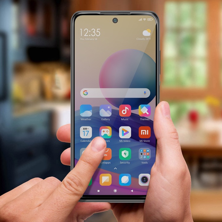 Produktbild Avizar Panzerglas, Glas Schutzfolie, Schutzglas (1 Stück, Xiaomi Redmi Note 10 5G, Xiaomi Poco M3 Pro)