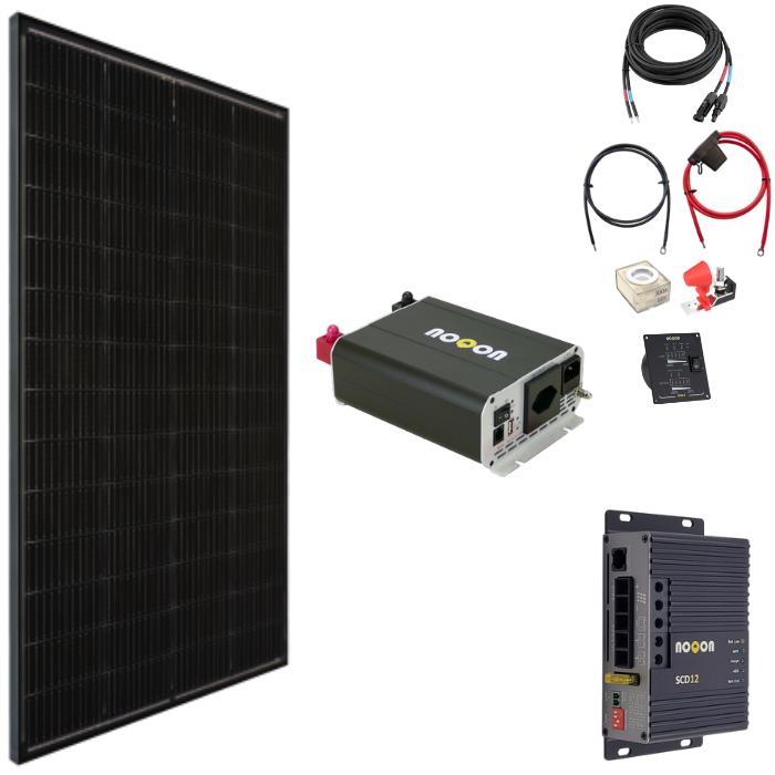 Noqon Solaranlage Komplett-Set SMALL - ohne Batterie (100 W)