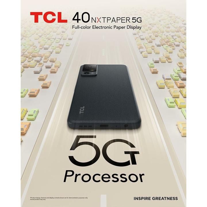 Produktbild TCL 40 NxtPaper 5G (256 GB, Starlight Black, 6.60", SIM + eSIM, 5G)