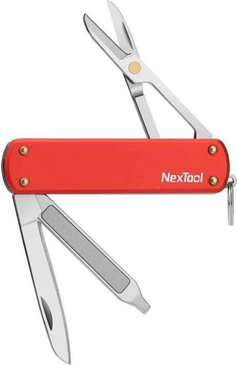 Actual product image NexTool Multifunctional mini pocket knife NE0142 ( red ) (5 Functions)
