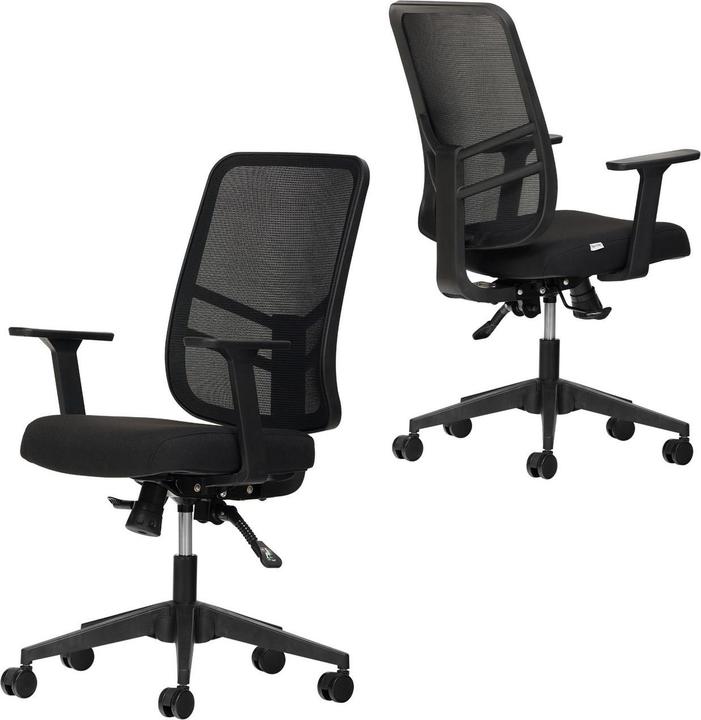 Produktbild Kalune Design Leto Black Office Chair Set 2 Pieces