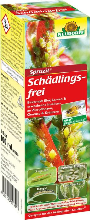 Actual product image Neudorff Spruzit Pest Control - 250 ml (Aphids, Cicadas and leaf bugs, Red spider mites, Thunderbug, White Flies)