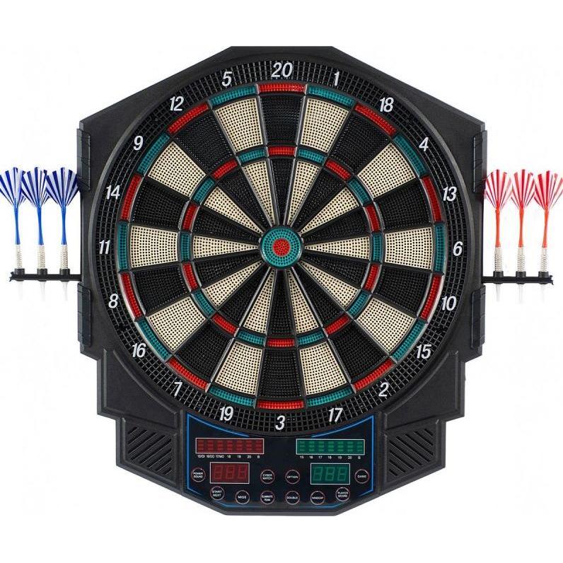 Enero Electronic Dart With Power Supply And 4 Counters 49cm Pro