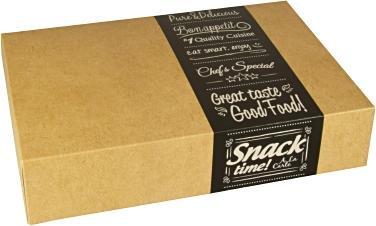Papstar Transport and catering boxes "pure" "Good Food" small (10 x)