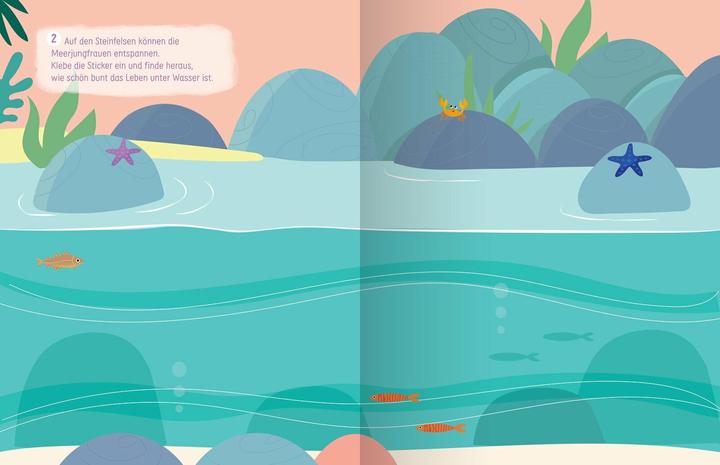 Produktbild Meine grosse Glitzer-Stickerwelt – Meerjungfrauen