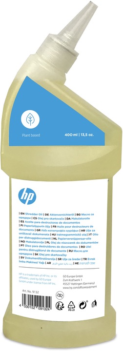 Produktbild HP Shredder Oil (400 ml) (Microschnitt)