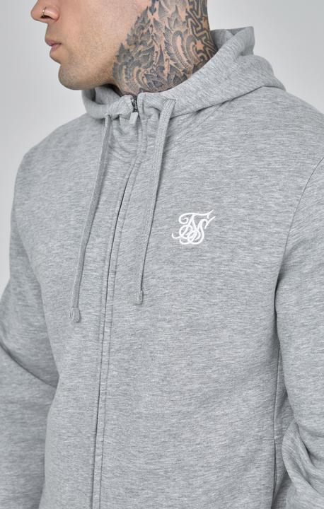 Actual product image Siksilk Sweat Jackets Essentials Full Zip Hoodie (XXL)