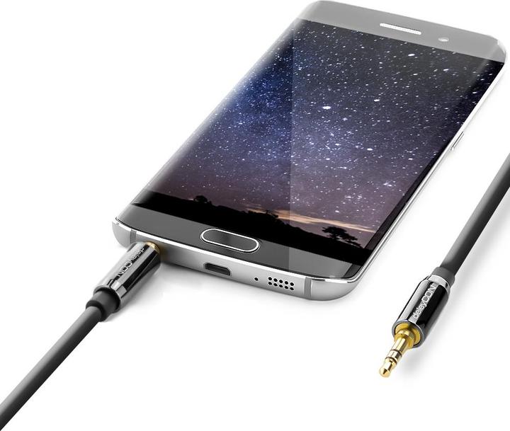 Produktbild deleyCON Audio Cable - 3,5mm male to (0.50 m, AUX Kabel)