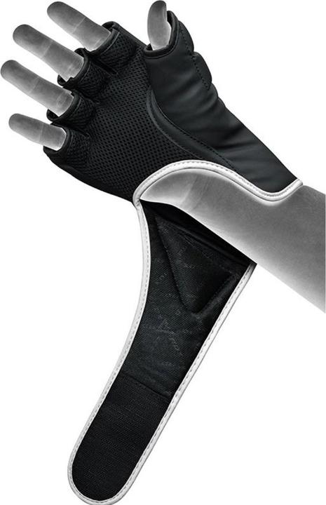 Actual product image Rdx Grappling Gloves F6 Matte White-XL (XL)
