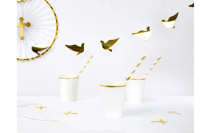 Actual product image Partydeco Mug White (6 pieces) (6x)