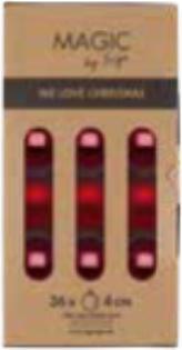 Produktbild Inge’s Glas Christmas Decor Weihnachtskugel Smooth Port 36 Stück, Rot (36-teilig)