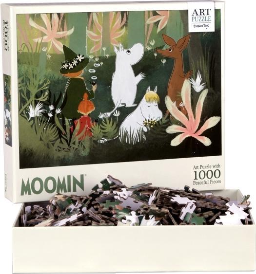 Barbo Toys Moomin Kunst Puzzel Groen 1000 stuks (1000 onderdelen)