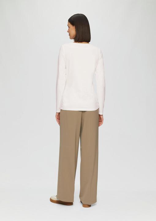 Actual product image S.Oliver T-Shirt Langarmshirt mit Frontprint und Pailletten (34)