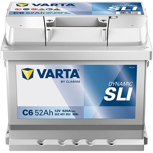 Produktbild Varta Silver Dynamic C6 (12 V, 52 Ah, 520 A)