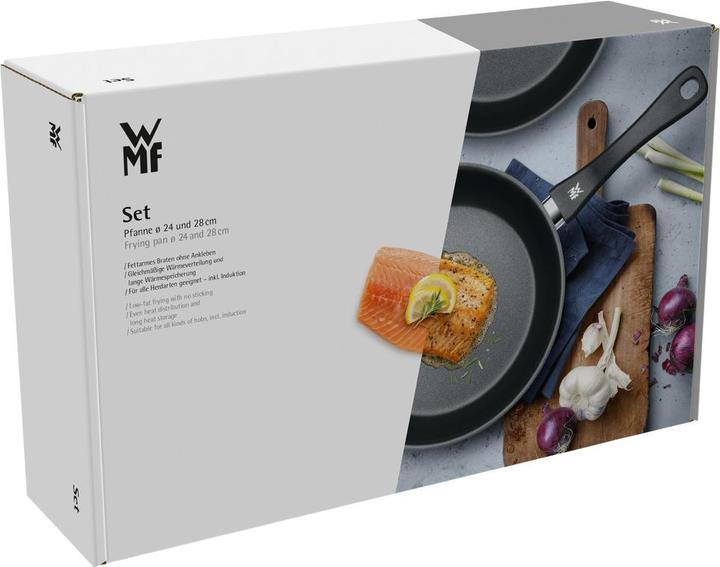 Image du produit WMF Devil Pfannen-Set 2-teilig (28 cm, Ensemble de casseroles et de poêles de cuisson, Acier inoxydable)