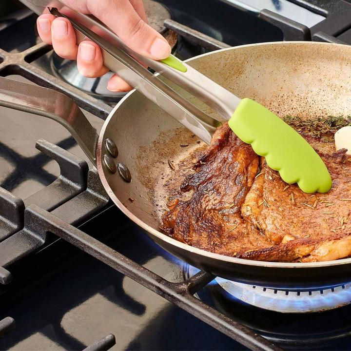 Image du produit Mastrad Pince de cuisine Acier inoxydable & silicone 30cm Bleu