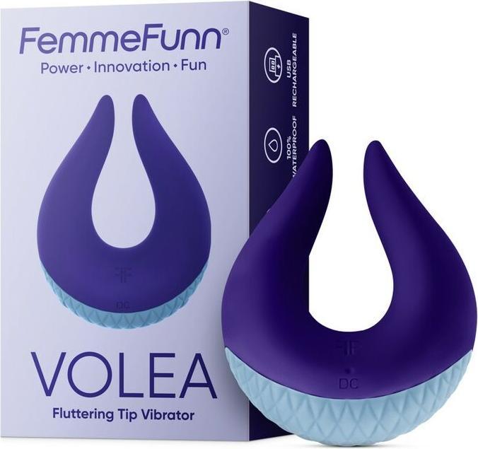 Actual product image Femme Funn Volea - Fluttering Tips Discreet Vibrator for Women to Feel Butterflies from Head to Curl