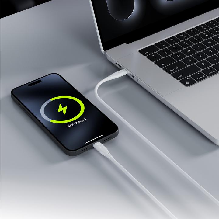 Produktbild Allity cable AUC-02 USB-C - Lightning 2.0 m 27W white (2 m, USB 2.0, 27 W)