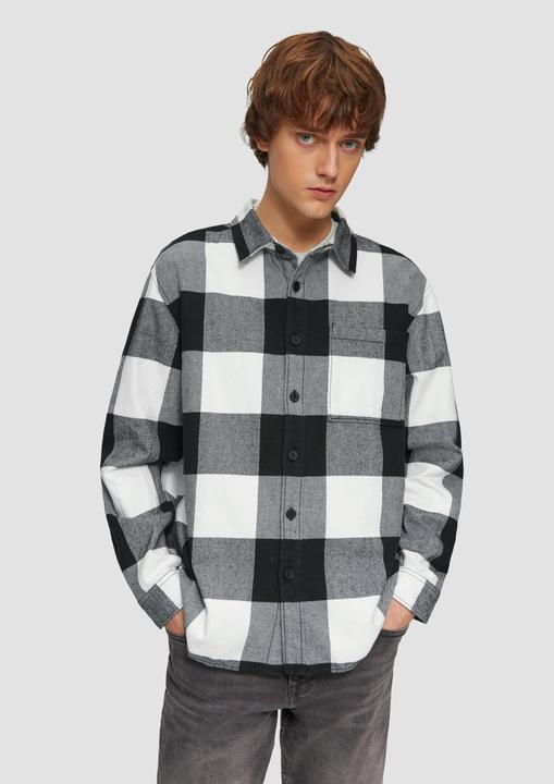 Actual product image S.Oliver Hemd Relaxed Fit: Flanellhemd mit Brusttasche (M)