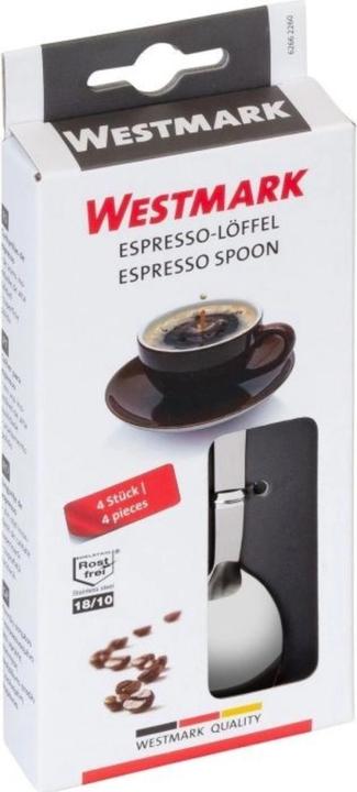 Actual product image Westmark 4 espresso spoons, 18/10 stainless steel (4 pcs., Scoops)