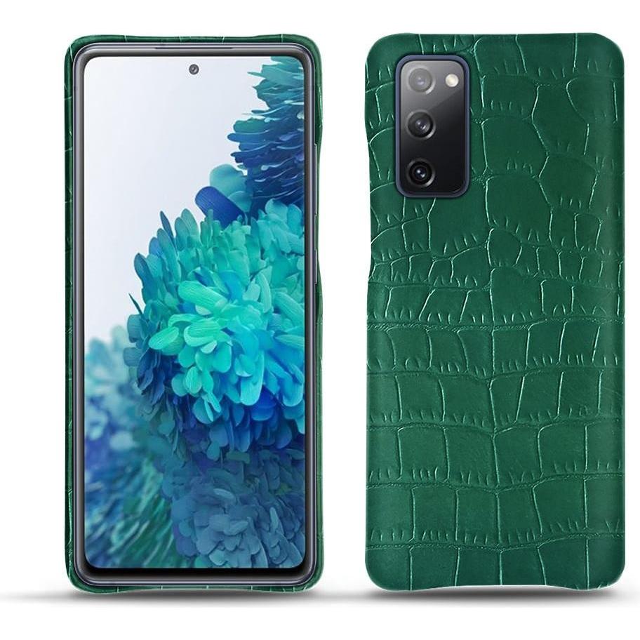 Noreve Lederschutzhülle (Samsung Galaxy S20 FE), Smartphone Hülle, Grün
