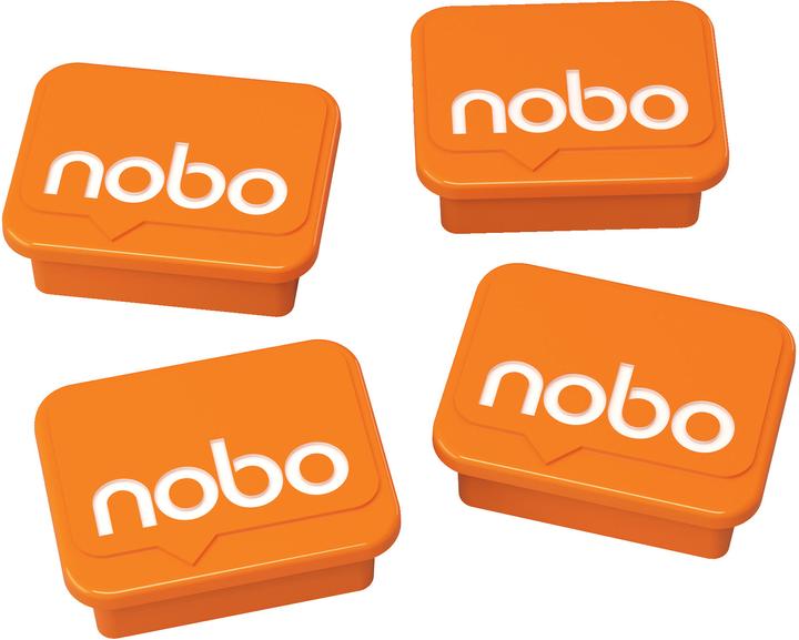 Produktbild Nobo Magnet Orange (4 x)