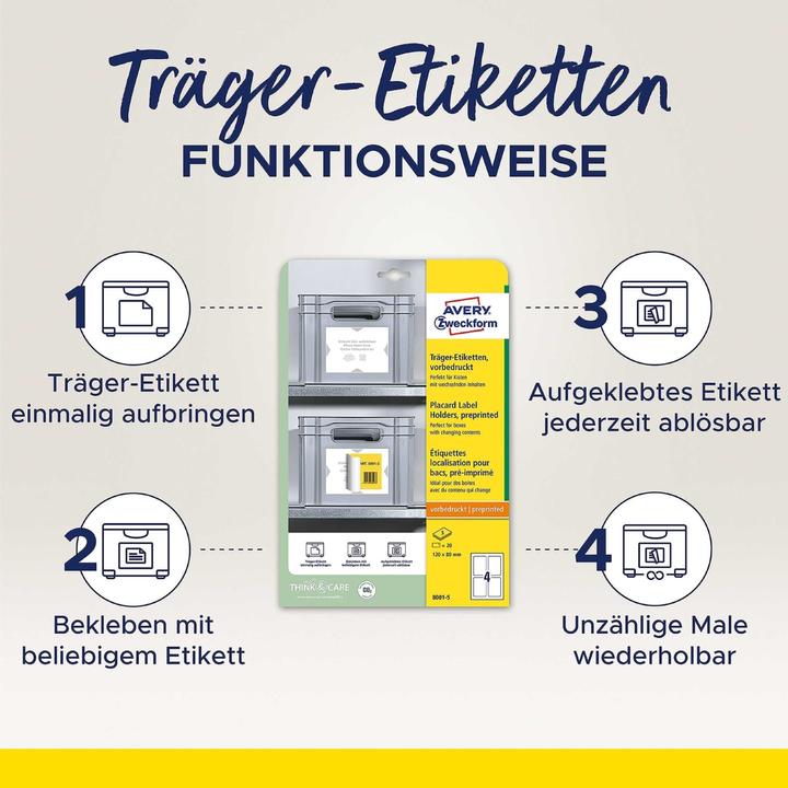 Produktbild Avery Träger-Etiketten